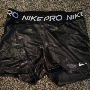 Nike Pro Black Athletic Shorts